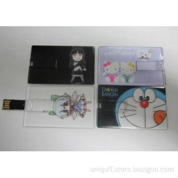 Transparent Full Color Print 16GB USB Flash Drive Real Capa